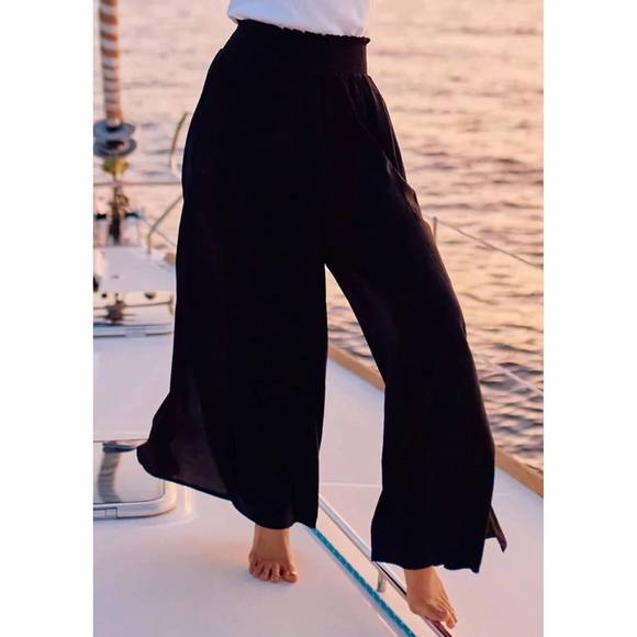MARY SQUARE Pants - NEW MARY SQUARE krista wide leg pants in black